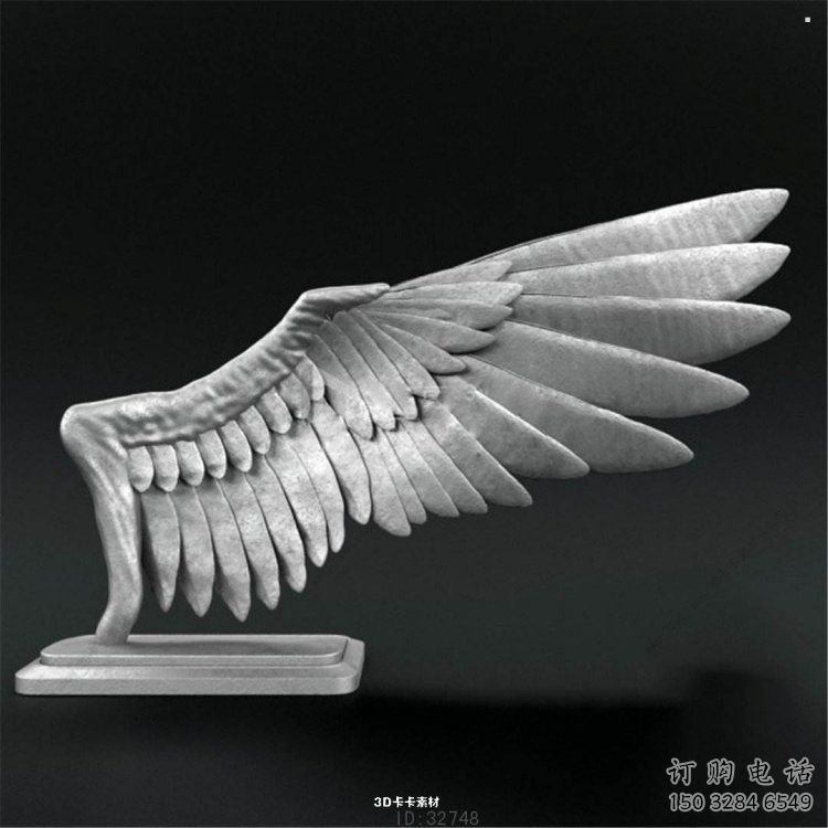 鳥(niǎo)翅雕塑選用，小區(qū)擺件，大型不銹鋼鳥(niǎo)翅雕塑公司