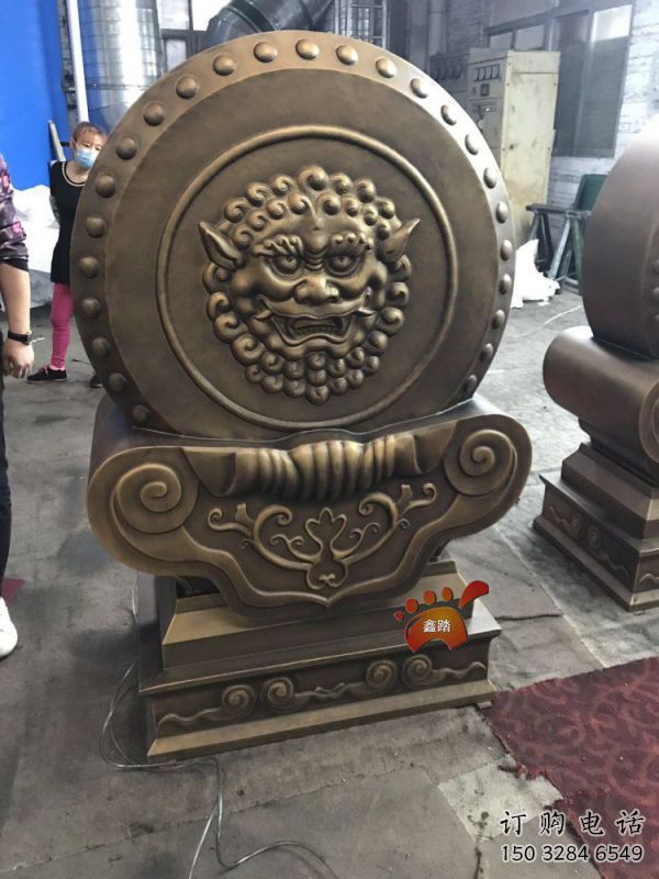 抱箍雕塑制造商，城區(qū)小品，銅抱箍雕塑制作定制