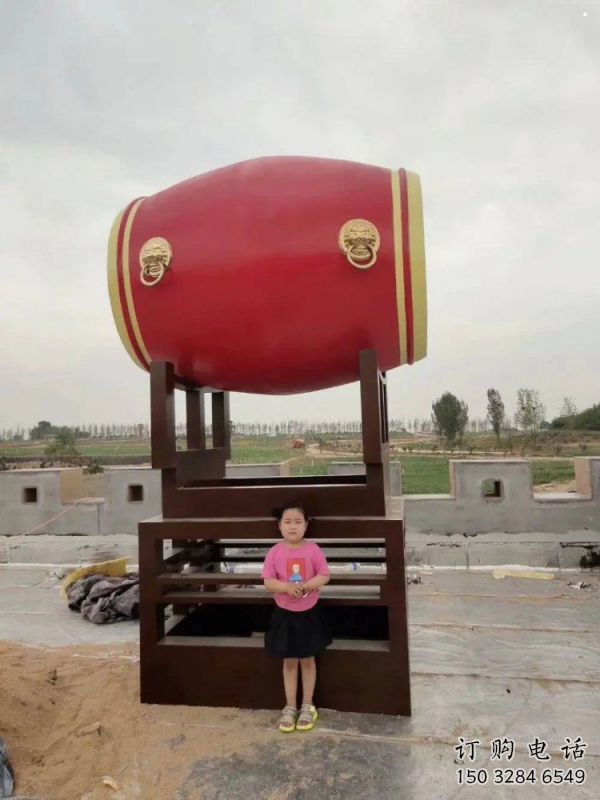 戶外鑼鼓雕塑通用，多彩藝術(shù)，不銹鋼鑼鼓雕塑供應(yīng)