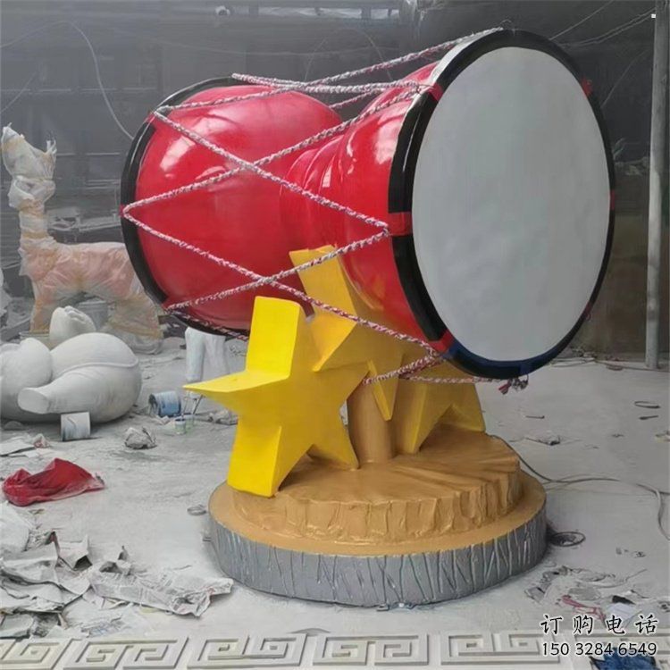 制造手拍鼓雕塑供需，鋼管組合，不銹鋼手拍鼓雕塑工程制作
