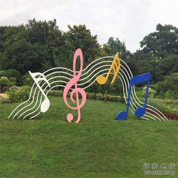 音樂符號雕塑工程優(yōu)選，戶外雕塑，軟裝音樂符號雕塑優(yōu)選