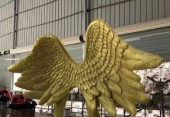 廣場鳥翅雕塑批發(fā)，廣場系列，不銹鋼鳥翅雕塑定價(jià)