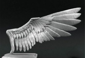 鳥(niǎo)翅雕塑選用，小區(qū)擺件，大型不銹鋼鳥(niǎo)翅雕塑公司