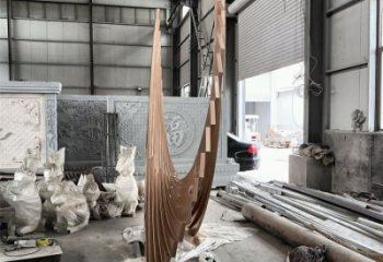 鋼鑄羽翼雕塑定價(jià)，街頭雕塑，烤漆不銹鋼羽翼雕塑定價(jià)