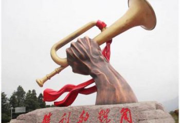 風景區(qū)軍號雕塑