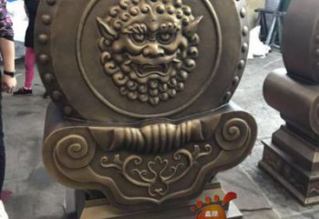 抱箍雕塑制造商，城區(qū)小品，銅抱箍雕塑制作定制
