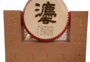 鐵鼓雕塑方案精品，景觀雕塑，房地產(chǎn)鐵鼓雕塑生產(chǎn)商