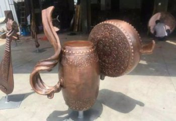 銅鼓雕塑專供，美陳雕塑，社區(qū)銅鼓雕塑預(yù)定