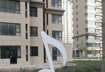 音樂符號雕塑定做，廣場雕塑，室外音樂符號雕塑提供