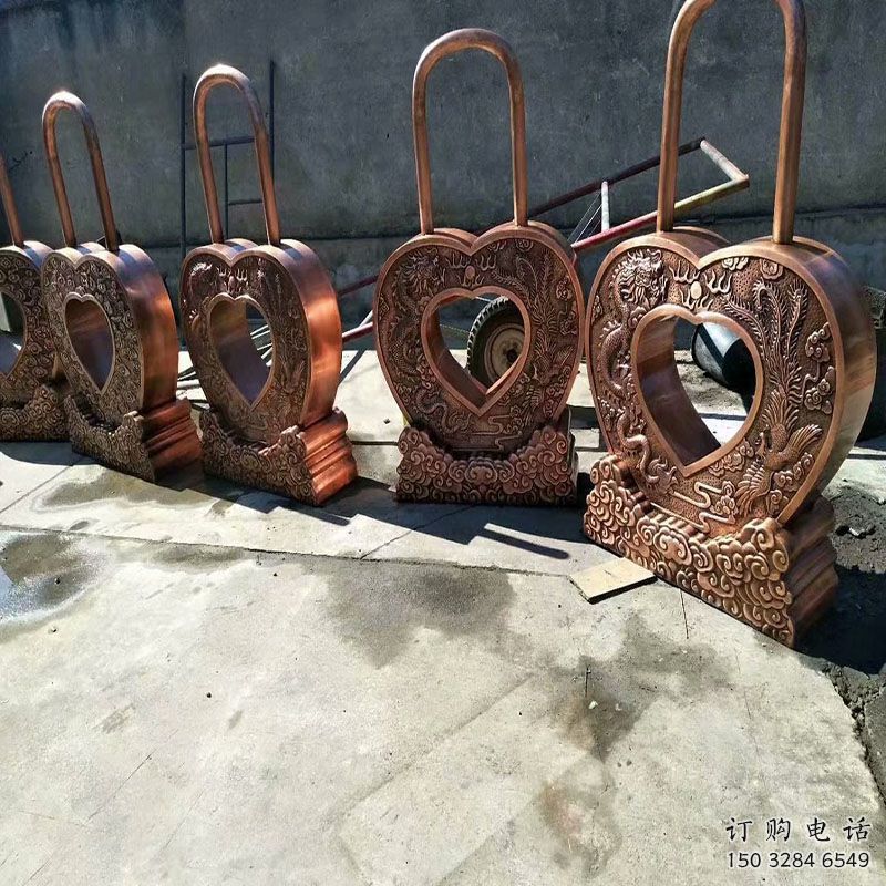 現(xiàn)代鎖子雕塑定制，中式工藝，不銹鋼鎖子雕塑造型優(yōu)價(jià)