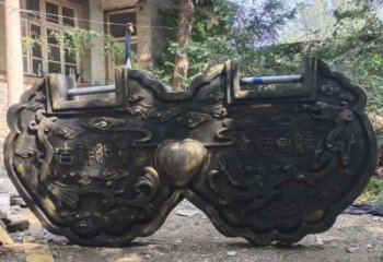 鎖子雕塑工廠優(yōu)選，城市裝飾，玻璃鋼鎖子雕塑供給