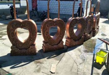 大型鎖子雕塑供需，標(biāo)識雕塑，鎖子雕塑制造商
