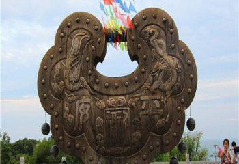 銅鎖子雕塑服務(wù)商，美陳雕塑，銅鎖子雕塑精選