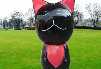 邯鄲廣場(chǎng)小貓雕塑，動(dòng)物擺件，仿古工藝