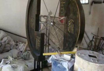 信陽園林銅錢雕塑精選，陸地?cái)[件，公園銅錢雕塑精品