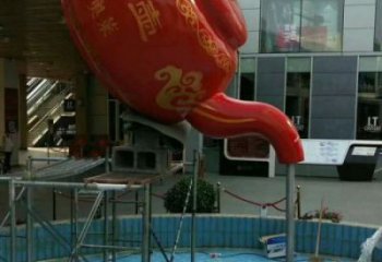 四平鐵藝水景天壺雕塑，噴泉雕塑，抽象天壺雕塑制作