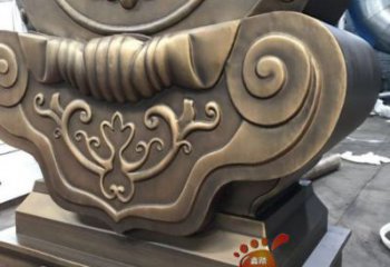 寬城抱箍鑄造觀賞型，露天雕塑，鑄銅抱箍雕塑訂做