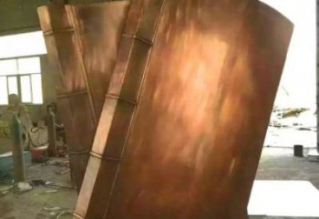 沈陽鑄銅書籍供應，街景小品，銅書籍雕塑廠家優(yōu)價
