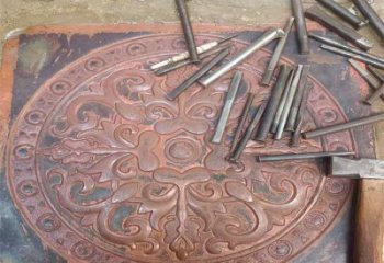 和林格爾花卉浮雕精品，鍛銅構(gòu)件，別墅花卉浮雕廠家