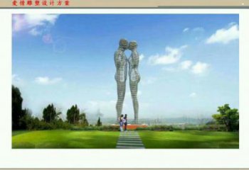 城西鏤空人物雕塑承接，陸地?cái)[件，鐵藝字母人物雕塑制造商