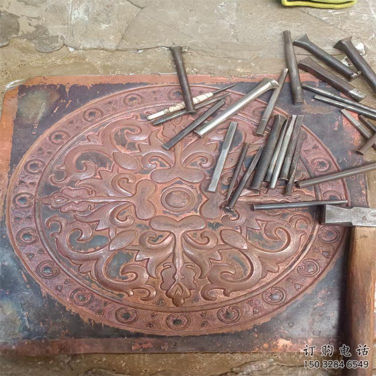 陽(yáng)花卉浮雕精品，鍛銅構(gòu)件，別墅花卉浮雕廠家