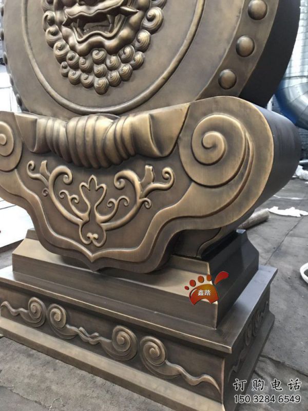 內(nèi)江抱箍鑄造觀賞型，露天雕塑，鑄銅抱箍雕塑訂做