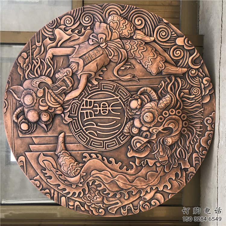 德宏戶外浮雕供求，村標(biāo)概念，鍛銅浮雕制作廠家