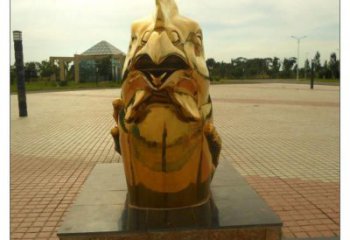 迪慶不銹鋼生肖雕塑，鍍鈦工藝，公園廣場戶外擺放