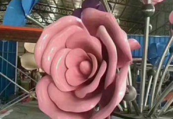 上城牡丹花雕塑工廠優(yōu)選，城市裝飾，牡丹花花朵雕塑供給