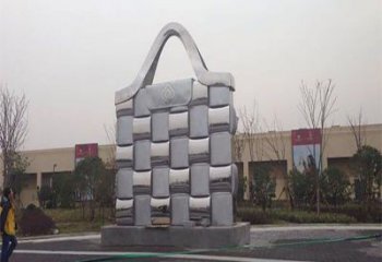 黔江景觀背包雕塑優(yōu)選，陸地?cái)[件，園林不銹鋼背包雕塑供應(yīng)